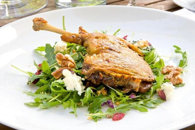 Rose’s Roasted Chestnut and Duck Confit Salad