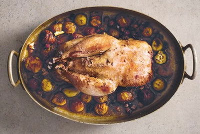 Suh’s Half Roasted Pheasant with Chestnuts